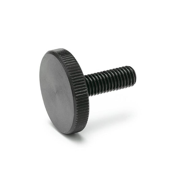 J.W. Winco DIN653-M3-6 Flat Knurled Thumb Screw - 3N6F48