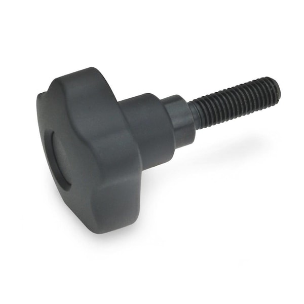 J.W. Winco JW Winco GN5337.3 8N45CN2K Five-Lobed Safety Knob - 8N45CN2K