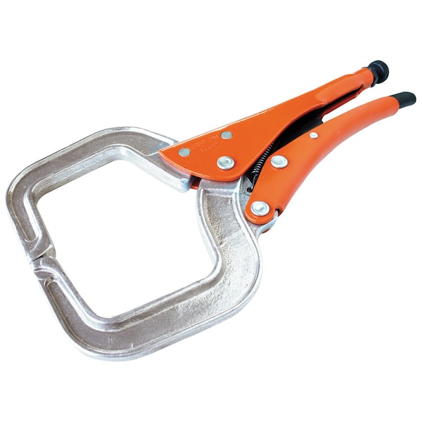 Anglo American Tools Grip-On 12" C-Clamp, Aluminum Jaws, Ep - ANGGR14412