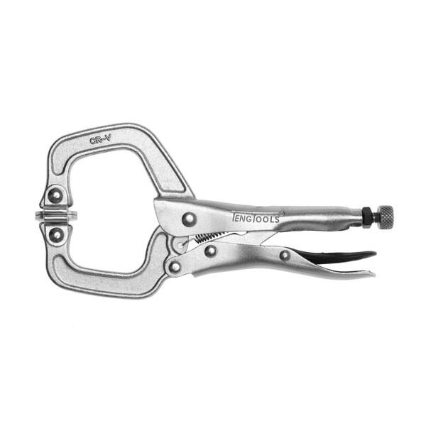 Teng Tools 6" C Clamp Power Grip Pliers w/Swivel Pads - 406-6P - 406-6P