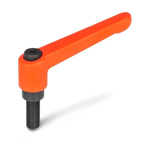 J.W. Winco GN300-63-M8-25 Adjustable Lever Steel - 8N25A02O