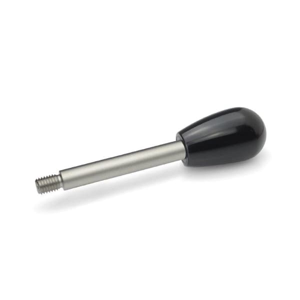 J.W. Winco GN310-8-80-D-NI Gear Lever Stainless Steel - 310-8-80-D-NI