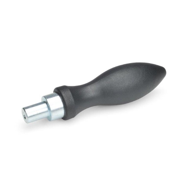 J.W. Winco DIN98-KT-20-D Revolving Handle Plastic - 20WG59/D