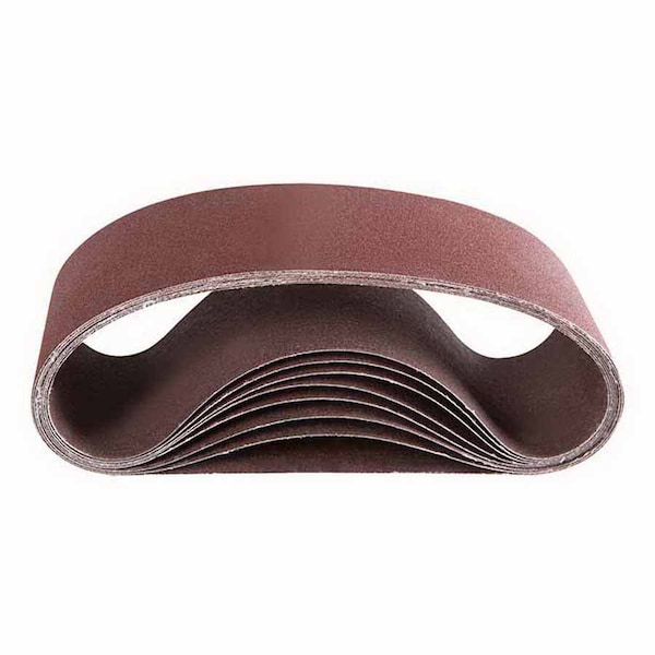 Banda portátil de cerámica Sunmight Usa - 1/2 pulg. x 18 pulg. Grit 50, paquete de 10 - 91004