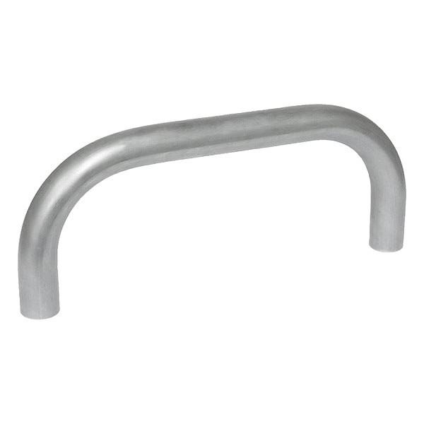 J.W. Winco Pull Handle, Silver, Steel, 18 1/2 in L - 426.3-ST-30-500-A