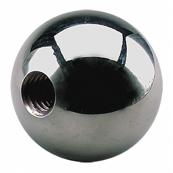 S & W Manufacturing Ball Knob, Stl, 1/4-20", 1" dia. - SBK-035