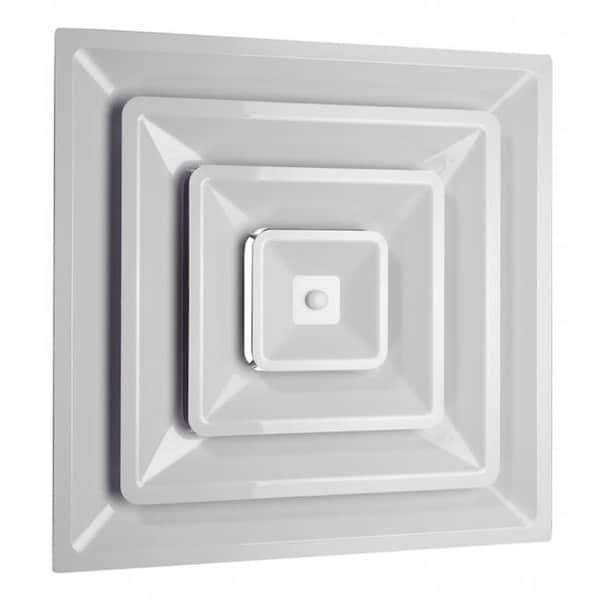 Havaco Technologies Havaco Technologies HT-2X2-SPL-12 Quick Connect 2 X 2 ft. White Plastic Supply Drop In with 12 in. Boot - HT-2X2-SPL-12