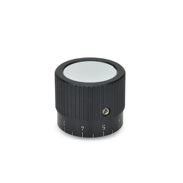 J.W. Winco GN726.1-27-B6-S-1 Knurled Control Knob - 6MF57/S1