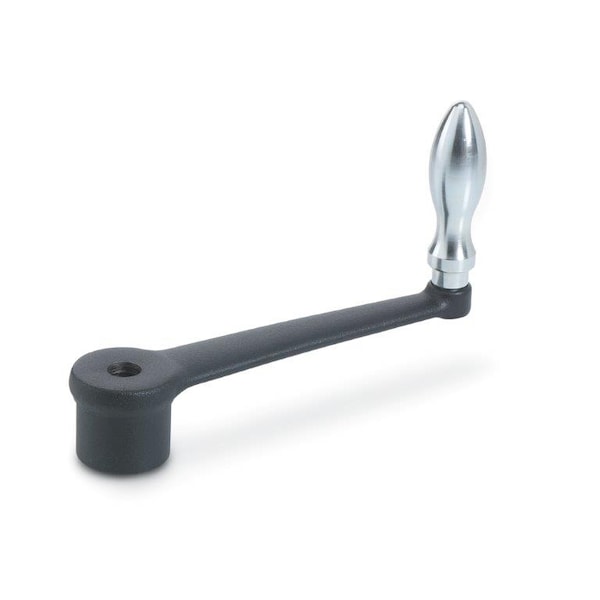 J.W. Winco DIN469-125-B10-D Round Crank Handle - 10MC17/D