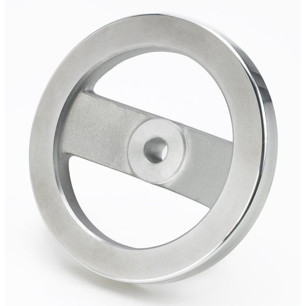 Morton Two Spoke 4.92" Dia. Aluminum Handwheel with Revolving Handle - HW-30H