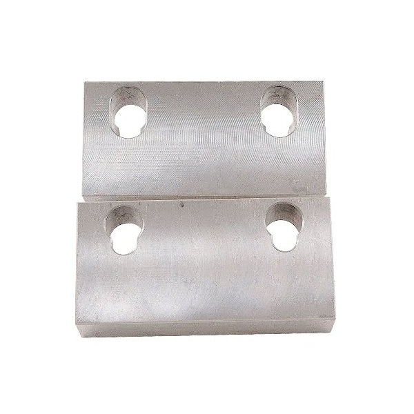 Hhip 4(L) X 2(H) X 1(W) Quick-Lok Aluminum Vise Jaws - 3900-2191