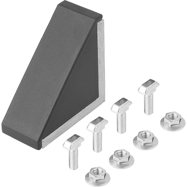 Kipp Angle 76X38X76 Aluminum, Type B, Bn=10 - K1046.104080
