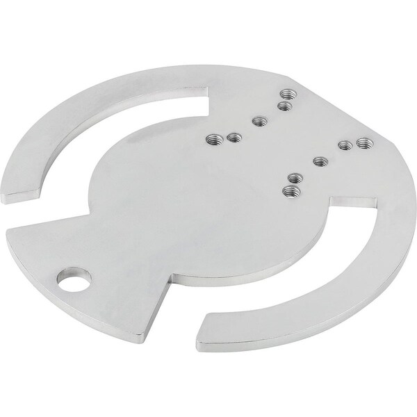 Kipp Adapter Plate Round, Form:B Open, D=145, S=5, Steel Electro Zinc-Plated - K1211.1145