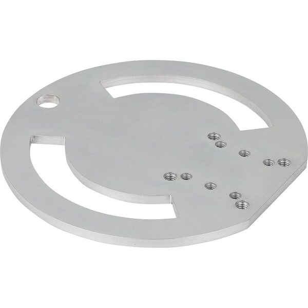 Kipp Adapter Plate Round, Form:A Closed, D=145, S=5, Steel Electro Zinc-Plated - K1211.145