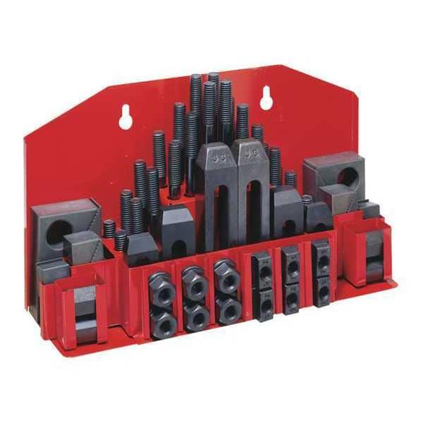 Jet Clamping Kit 52-Pc Tray For 5/8 T-Slot - 660012