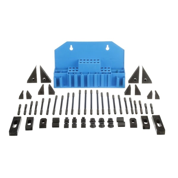Hhip 58 Piece Clamping Kit 7/16-T Slot With 3/8-16 Studs - 3900-2112