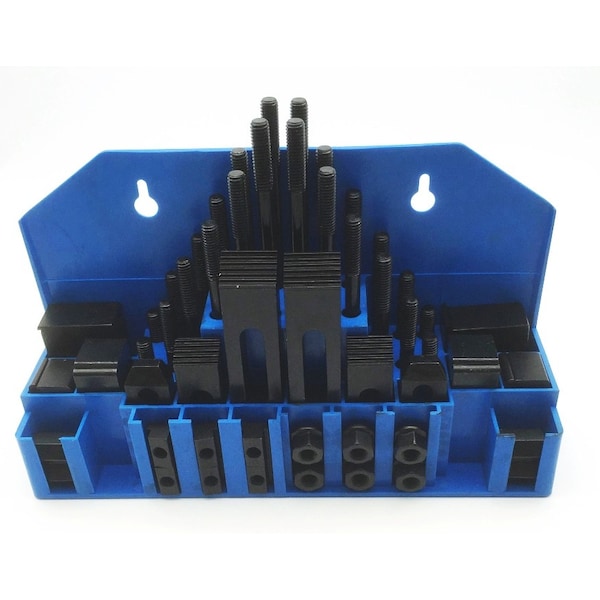 Hhip 58 Piece 3/8" T-Slot Clamping Kit With 5/16-18 Stud & 3/8" T-Nut - 3900-2110