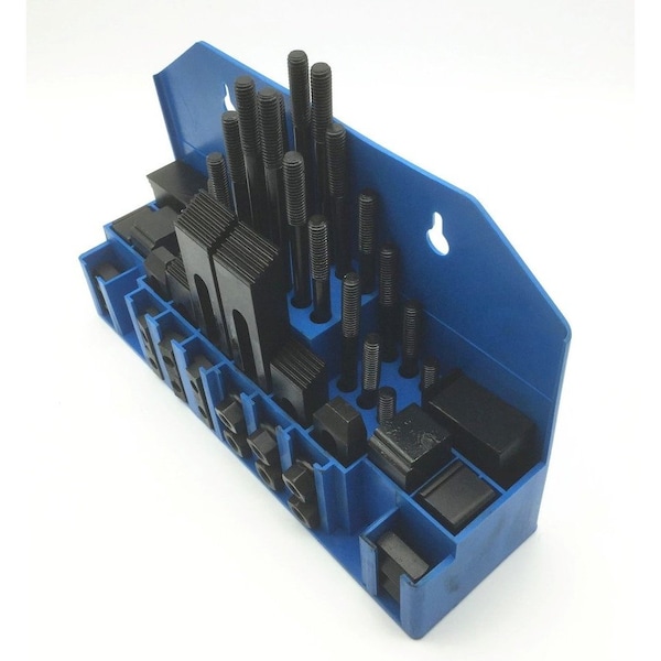 Hhip 58 Piece 3/8" T-Slot Clamping Kit With 5/16-18 Stud & 3/8" T-Nut - 3900-2110