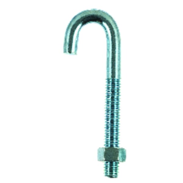 Hampton Hampton Small Zinc-Plated Silver Zinc 1 in. L J-Bolt 375 lb 1 pk - 02-3459-867