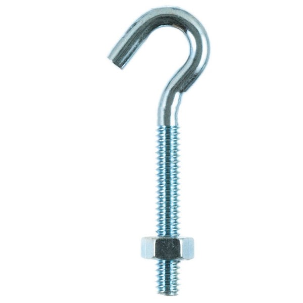Hampton Hampton Small Zinc-Plated Silver Zinc 0.8125 in. L Hook Bolt 165 lb 1 pk - 02-3462-101