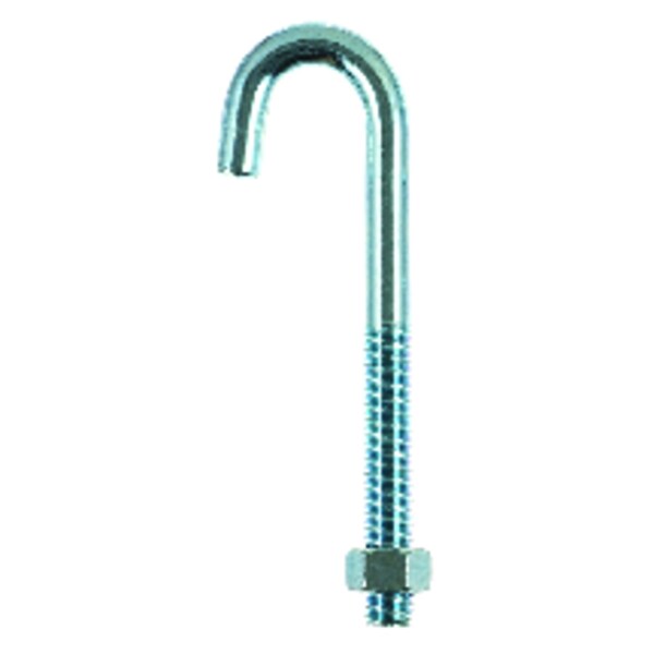 Hampton Hampton Small Zinc-Plated Silver Zinc 1.5625 in. L J-Bolt 325 lb 1 pk - 02-3459-873