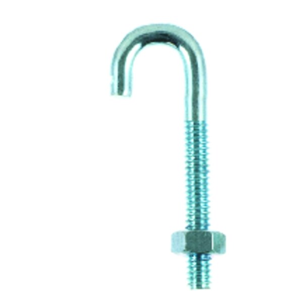 Hampton Hampton Small Zinc-Plated Silver Zinc 0.6875 in. L J-Bolt 150 lb 1 pk - 02-3459-854