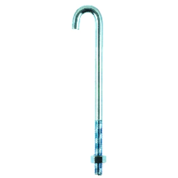 Hampton Hampton Small Zinc-Plated Silver Zinc 1 in. L J-Bolt 375 lb 1 pk - 02-3459-871