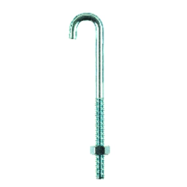 Hampton Hampton Small Zinc-Plated Silver Zinc 0.6875 in. L J-Bolt 125 lb 1 pk - 02-3459-856