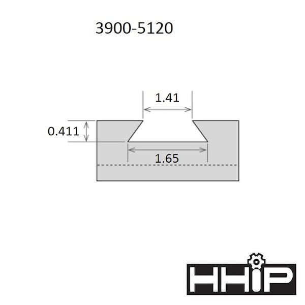 Hhip BXA 6 Piece Tool Post Set - Wedge Type 251-222 (3900-5120) - 3900-5120