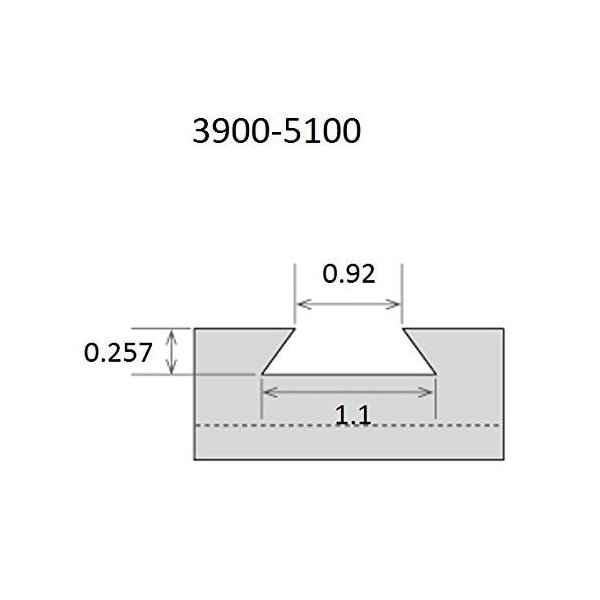 Hhip OXA 6 Piece Set - Wedge Type 251-000 (3900-5100) - 3900-5100