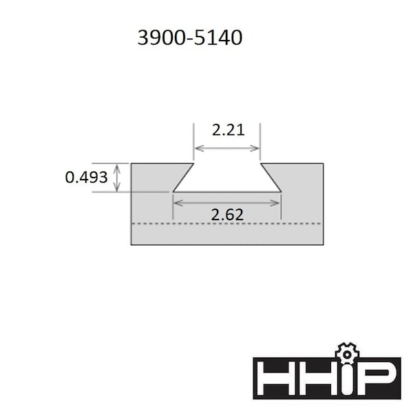 Hhip CA 6 Piece Tool Post Set - Wedge Type 251-444 (3900-5140) - 3900-5140