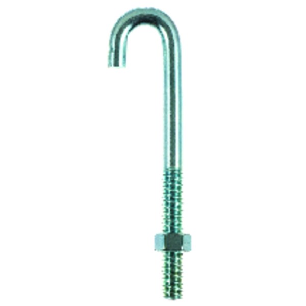 Hampton Hampton Small Zinc-Plated Silver Zinc 1 in. L J-Bolt 375 lb 1 pk - 02-3459-869