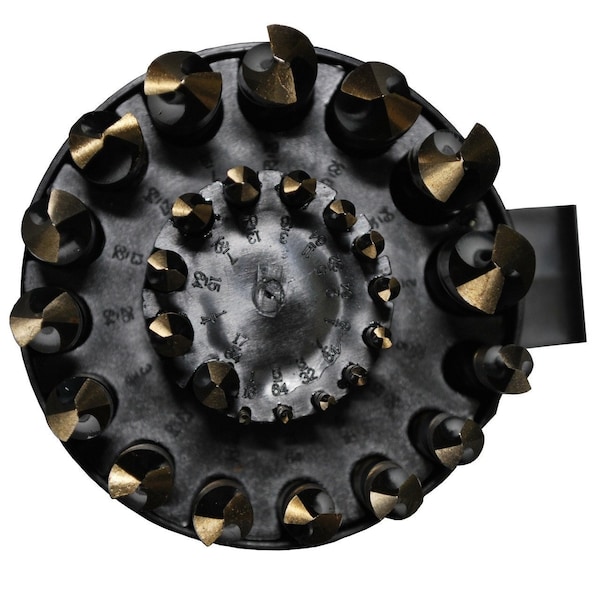 Drill America 29 Piece HSS Contractor Bit Cooler Drill Bit Set, 1/16" - 1/2" - KFD29J-3F-PC