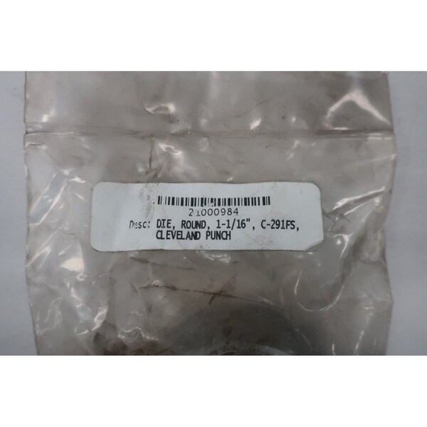 Cleveland Round 1-1/16In Die - C-291FS