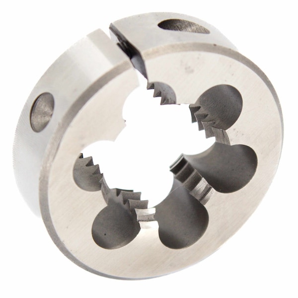 Drill America 2-1/2 NPS 4" OD HSS Round Adjustable Pipe Die - DWTH4-212NPS