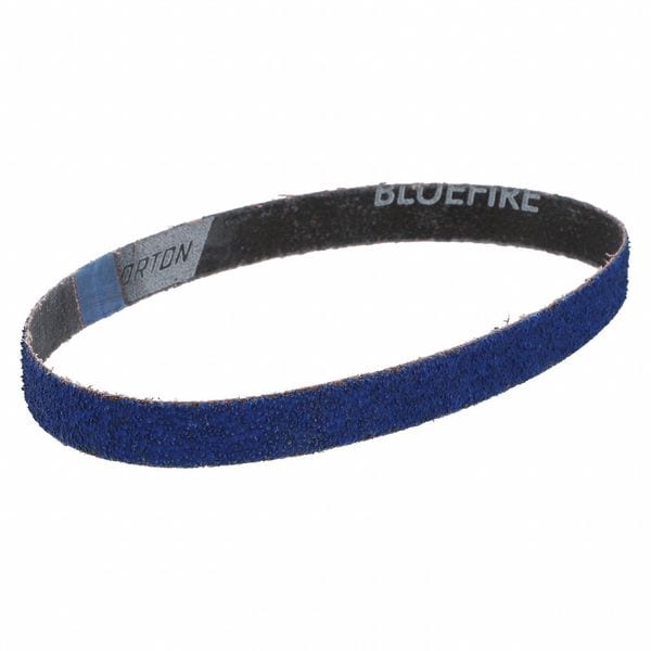 Banda de lijado recubierta de óxido de circonio aluminio, 40 grano, extra grueso, BlueFire R887D, Azul - 66254457869