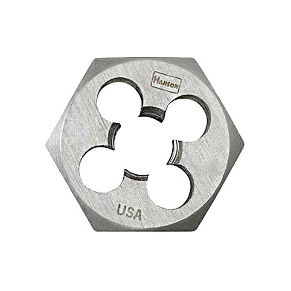 Hanson High Carbon Steel Hexagon 1-7/16" Across Flat Die 18mm-1.50 - 6959