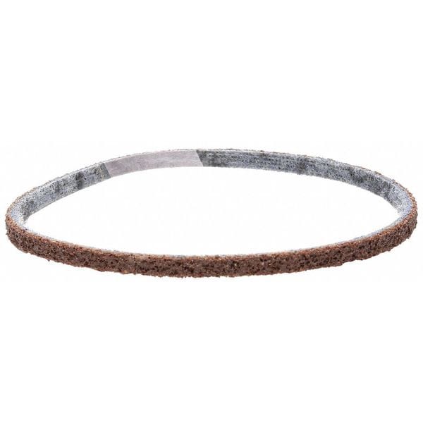Cinturón de lijado Scotch-Brite, 1/4 pulgadas de ancho, 18 pulgadas de largo, no tejido, óxido de aluminio, grano no aplicable, grueso, SE-BS - 7000120885