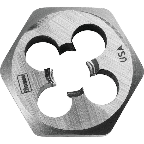 Century Drill Tool Century Drill & Tool 5/8-11 National Coarse 1-7/16 In. Across Flats Fractional Hexagon Die - 98213
