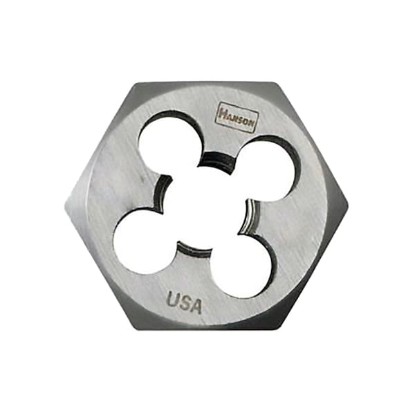 Hanson High Carbon Steel Hexagon 1" Across Flat Die 1/2"-13 NC - 9444