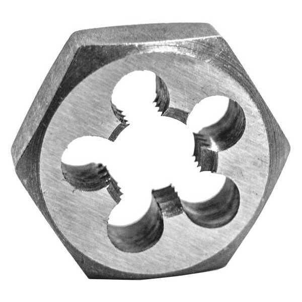 Century Drill & Tool Metric Carbon Steel Hex Die, 14.0x1.50mm - 95622