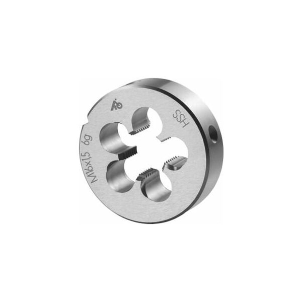Holex M16X1.5 HSS Round Die, Closed/Pre-Slit Form - 141070 16X1,5