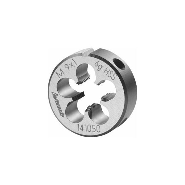 Garant M9X1 HSS Round Die, Closed/Pre-Slit Form - 141050 9X1