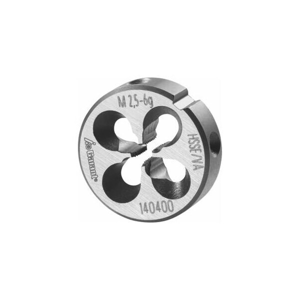 Garant M2.5X0.45 HSS-E Round Die, for High Tensile Steels, Closed/Pre-Slit Form - 140400 M2,5
