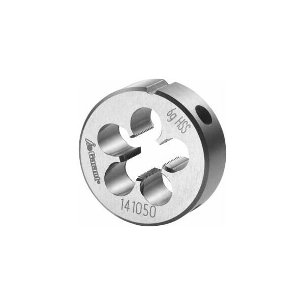 Garant M10X0.5 HSS Round Die, Closed/Pre-Slit Form - 141050 10X0,5