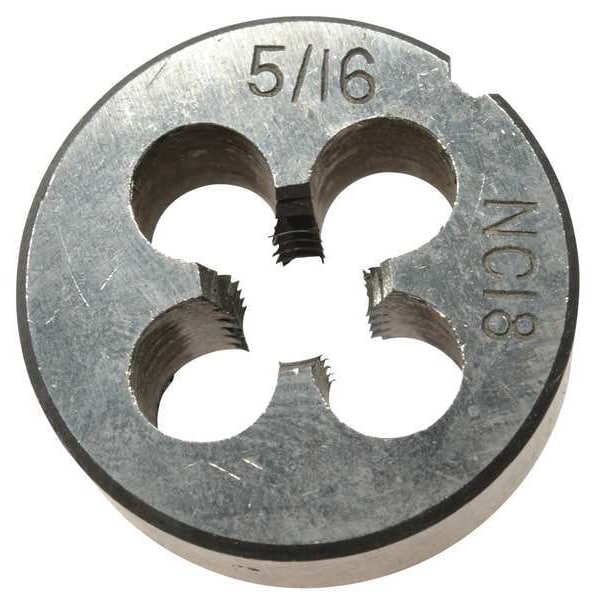 Westward Alloy Steel Die 1 In Width, 5/16-18 UNC - CCT1060-85
