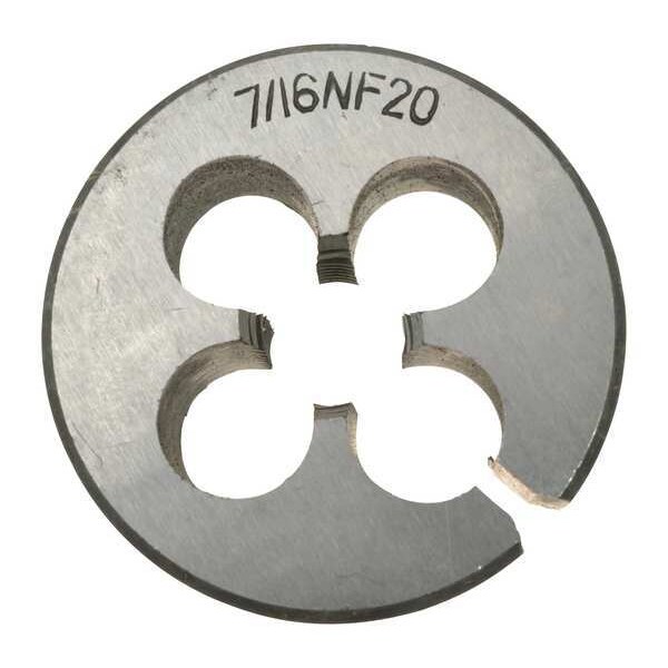 Westward Alloy Steel Die, 7/16-20 UNF - CCT1060-116