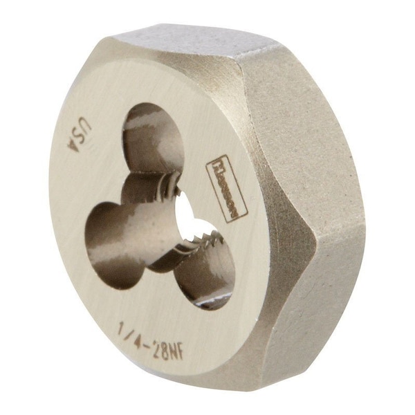 Irwin Irwin Hanson High Carbon Steel SAE Hexagon Die 1/4 in. 1 pc - 9423