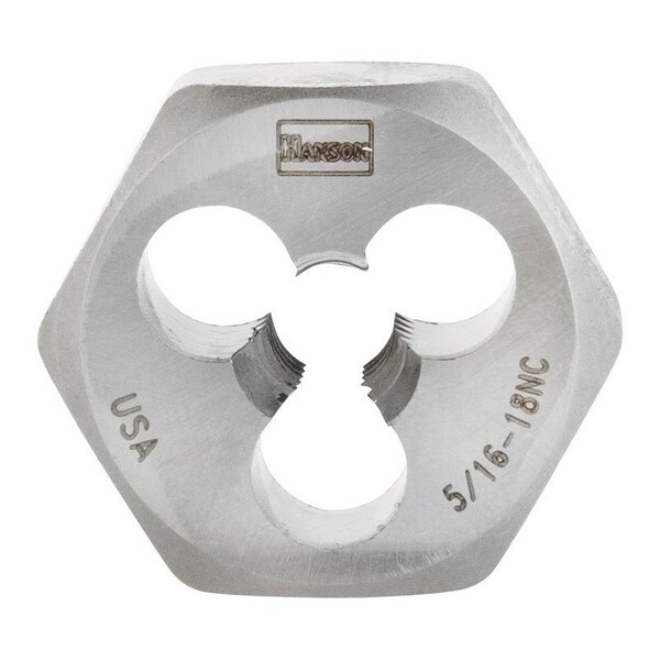 Irwin Irwin Hanson High Carbon Steel SAE Hexagon Die 5/16 in. 1 pc - 9427