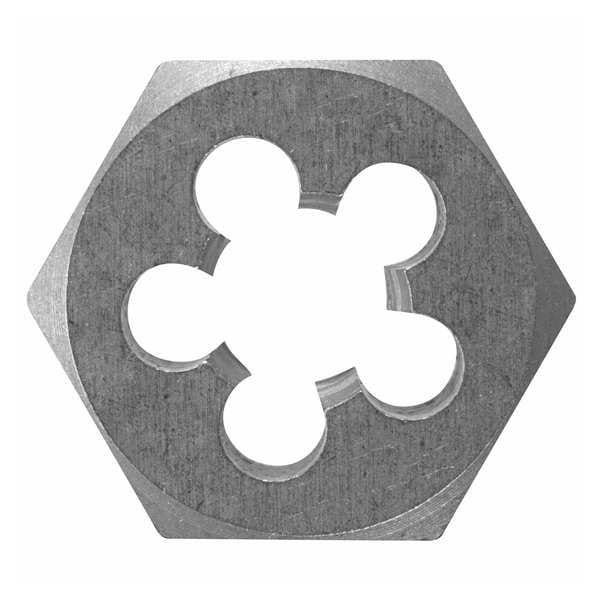 Vermont American Hexagon Die, Carbon Steel, RH, 1/2-20, NF - BHD12F20